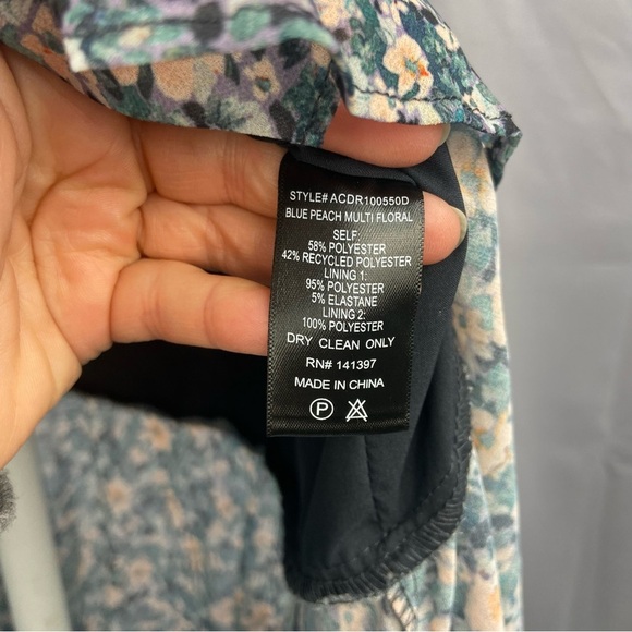 ASTR The Label Santorini One Shoulder Midi Dress NWT Ditsy Floral Size Small - Picture 6 of 6